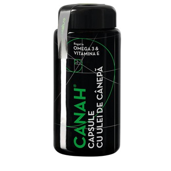 Capsule cu ulei din seminte de canepa Canah 325g Capsule cu ulei din seminte de canepa Canah 325g