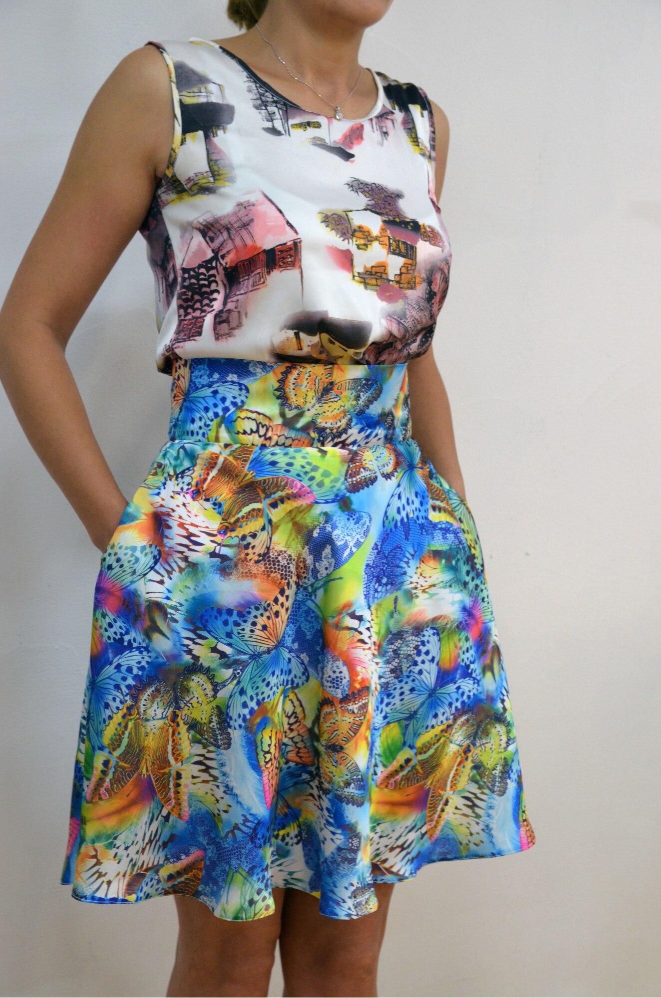 Fusta dama ,WNT, Multicolor