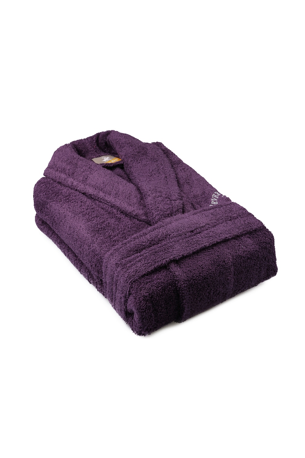 Beverly Hills Polo Club, Halat de baie, 100% bumbac, 360 gr/m², Violet, L-XL