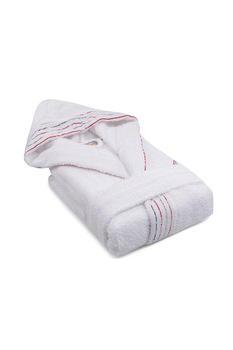 Beverly Hills Polo Club, Halat de baie, 98% bumbac, 2% poliester, 360 gr/m², Alb, XS-S Standard Beverly Hills Polo Club, Halat de baie, 98% bumbac, 2% poliester, 360 gr/m², Alb, XS-S Standard