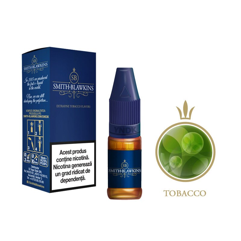 Lichid Tigara Electronica Tobacco / Smith&Blawkins Blue - 10ml 12 mg/Nicotina