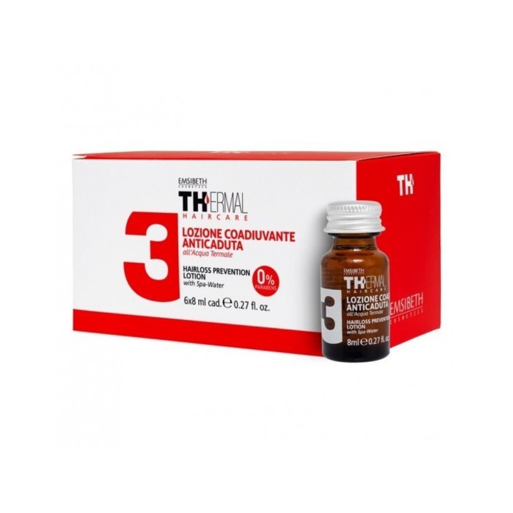 Lotiune pentru stoparea caderii parului Emsibeth, 6 x 8 ml