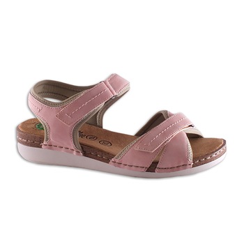 Sandale dama Reflexan, cu brant moale de confort, Roz,, Roz Sandale dama Reflexan, cu brant moale de confort, Roz,, Roz