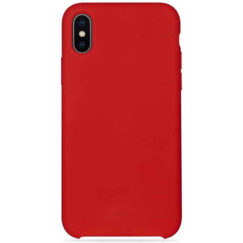 Husa de protectie Puro Icon pentru iPhone X, Rosu