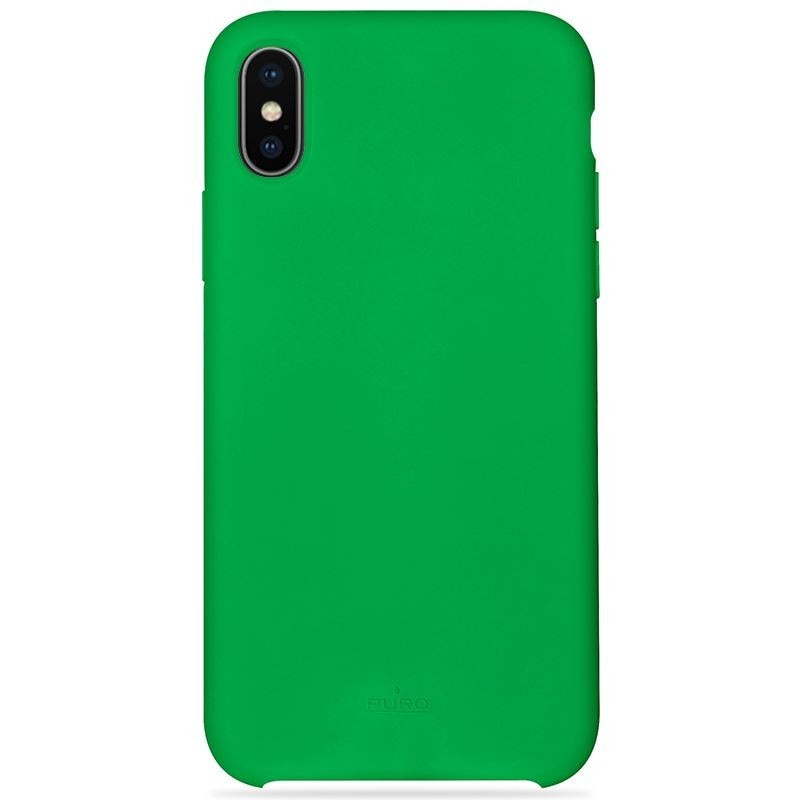 Husa de protectie Puro Icon pentru iPhone X, Verde