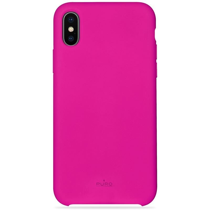 Husa de protectie Puro Icon pentru iPhone X, Roz