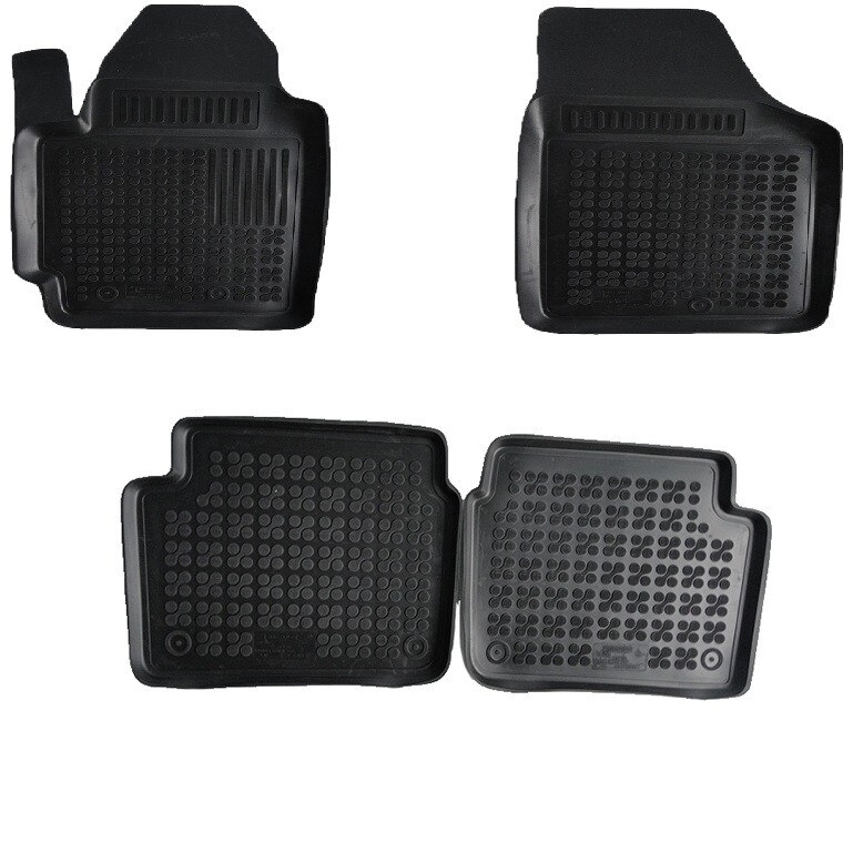 Set 4 covorase interior din cauciuc stil tavita MAGSTAR LUX dedicate, compatibile cu Hyunday i10 2007-, Negru