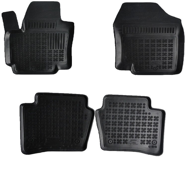 Set 4 covorase interior din cauciuc stil tavita MAGSTAR LUX dedicate, compatibile cu Hyunday i20 2007-, Negru