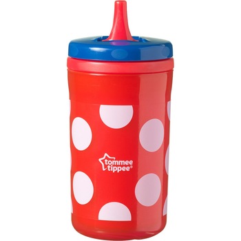 Cana Cool Cup Tommee Tippee, Izoterma, 380 ml, 18luni+, Rosu Cana Cool Cup Tommee Tippee, Izoterma, 380 ml, 18luni+, Rosu