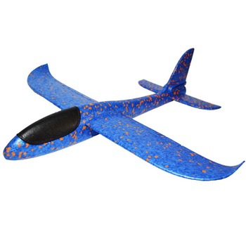 Avion planor din polistiren in punga , lungime 47 cm , Albastru , Robentoys Avion planor din polistiren in punga , lungime 47 cm , Albastru , Robentoys