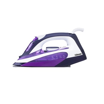 Fier de calcat cu abur, TRISTAR, 2200W, talpa ceramica, debit abur 20-25g/min, functie calcare verticala, sistem antipicurare, mov alb Fier de calcat cu abur, TRISTAR, 2200W, talpa ceramica, debit abur 20-25g/min, functie calcare verticala, sistem antipicurare, mov alb
