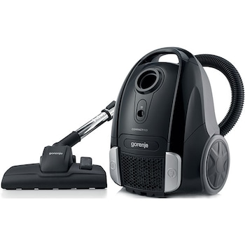 Aspirator cu sac GORENJE Compact Midi VCEA11CMBK, 2l, HEPA, 800W, negru Aspirator cu sac GORENJE Compact Midi VCEA11CMBK, 2l, HEPA, 800W, negru