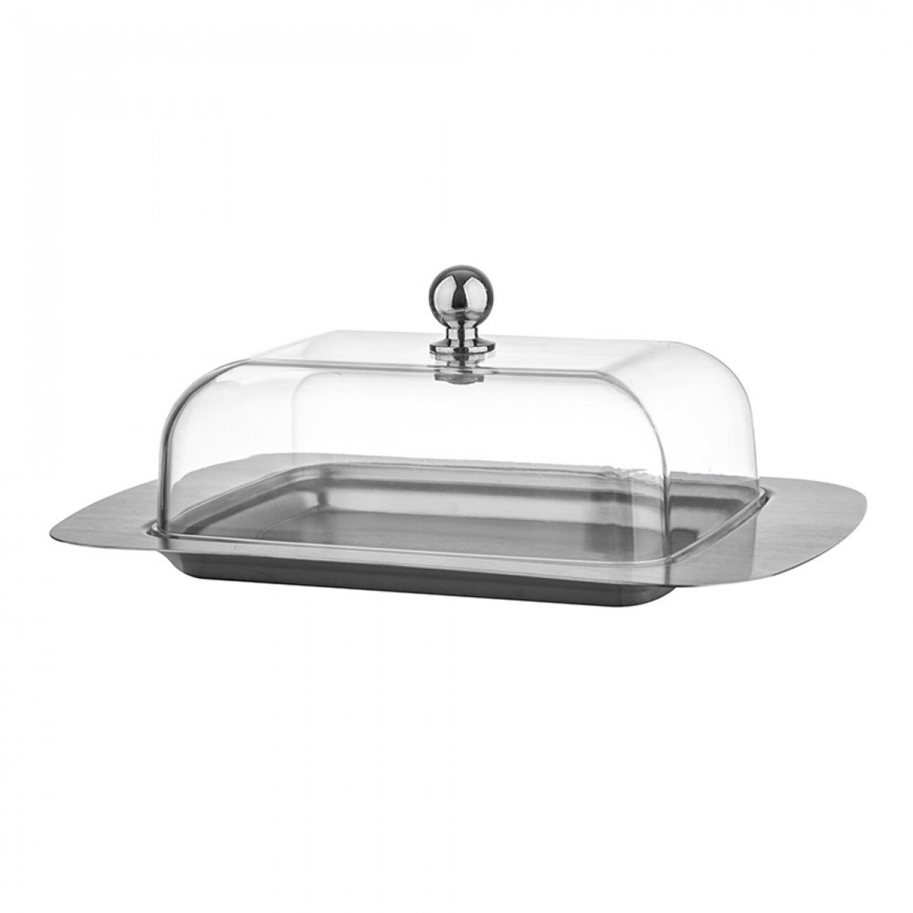 Cutie pentru unt Kinghoff KH 4027, Maner otel inoxidabil