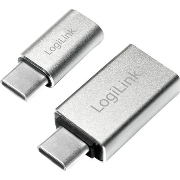 Adaptor USB Tip C la USB 3.0 Micro USB Tip A Logilink