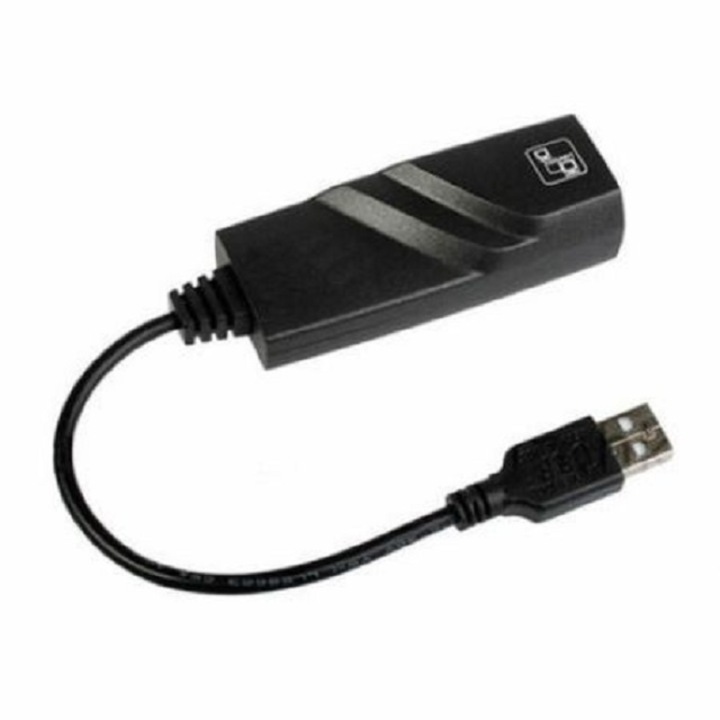 Adaptor Gembird USB 3.0, RJ45, Gigabit LAN, Negru