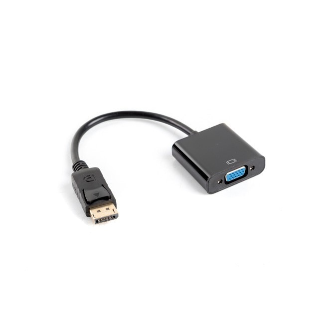 Adaptor Lamberg, DisplayPort (m) la VGA 15 pini (f), Negru
