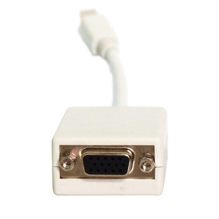 Adaptor Art Mini DisplayPort / VGA 15 pini, 15 cm, Alb