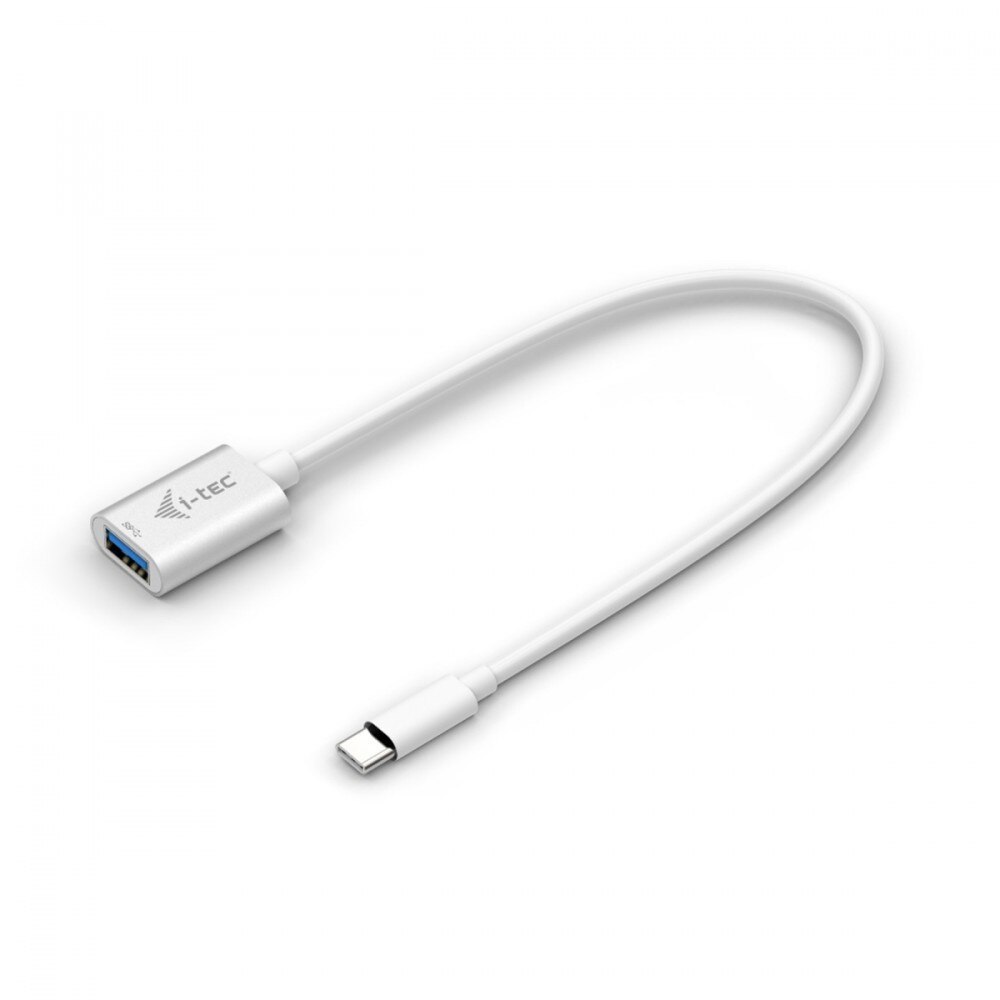Adaptor i-Tec, USB 3.1 tip C, 3.1/3.0/2.0 tip A, Alb