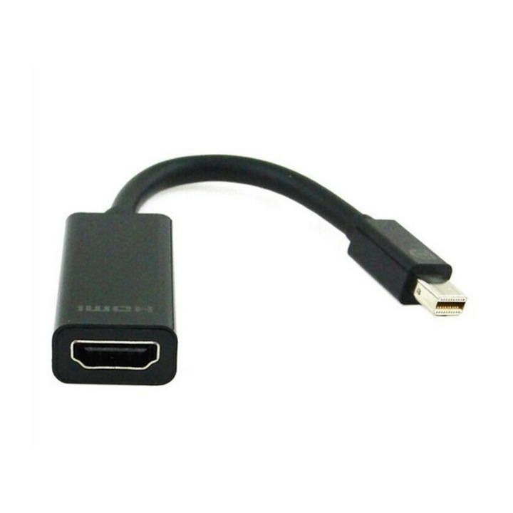 Адаптер Gembird, Mini DisplayPort (m) към HDMI (f), черен
