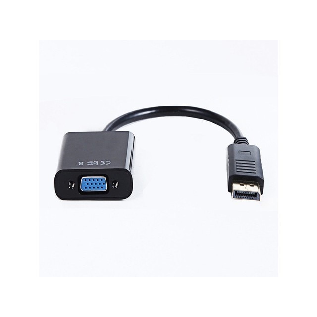Adaptor Gembird, DisplayPort 1.1 (m) la VGA (f), Negru