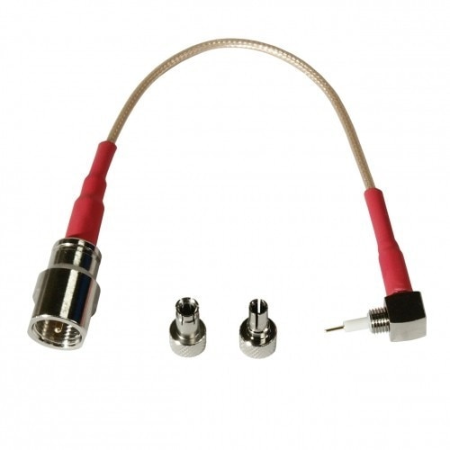 Adaptor FME la CRC9/TS9, Art, Argintiu/Rosu