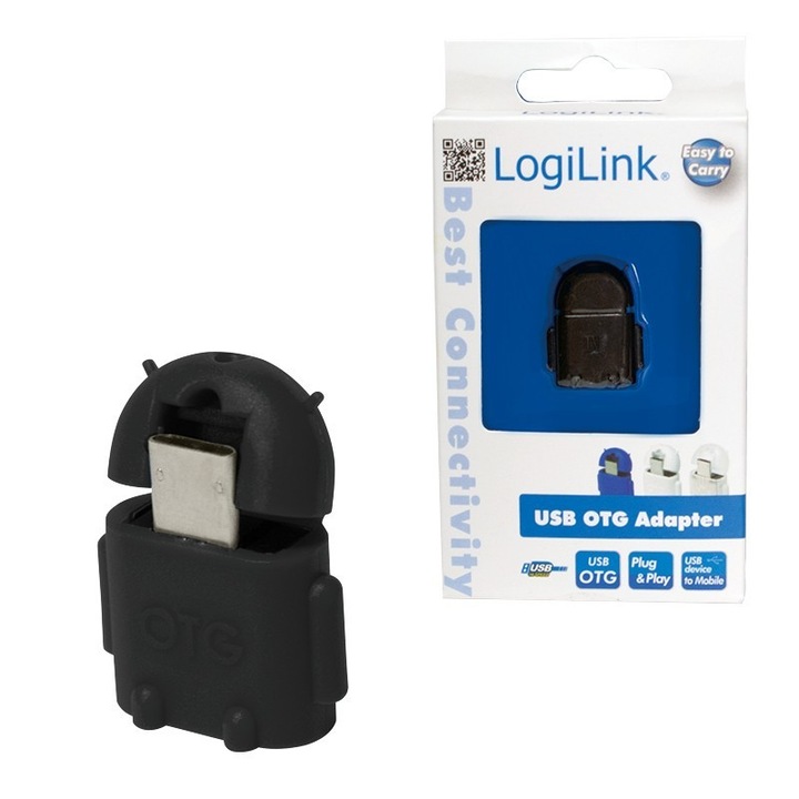 Adaptor Logilink USB OTB, Negru