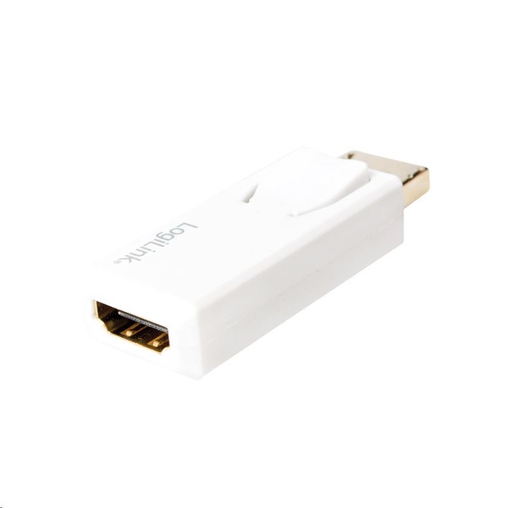 Адаптер DisplayPort 1.2 към HDMI, 4k, бял, LOGILINK