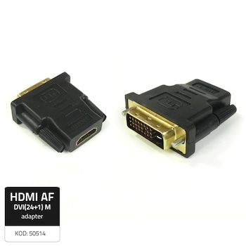 Adaptor HDMI Tip A mama la DVI-D (24 + 1) tata Qoltec, Universal, Negru Adaptor HDMI Tip A mama la DVI-D (24 + 1) tata Qoltec, Universal, Negru