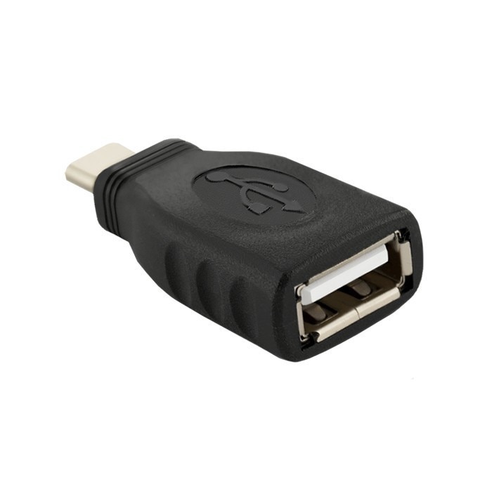 Adaptor Qoltec USB 3.1 Tip C tata la USB 2.0 Tip A mama, Negru