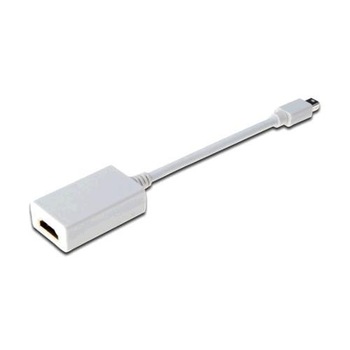 Adaptor Displayport 1.1 la Minidp-HDMI, Lungime 15 cm, Assmann, Alb Adaptor Displayport 1.1 la Minidp-HDMI, Lungime 15 cm, Assmann, Alb