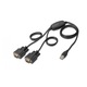 Adaptor USB 2.0 pentru 2 x RS232, Chipset FTDI / FT2232H, Digitus