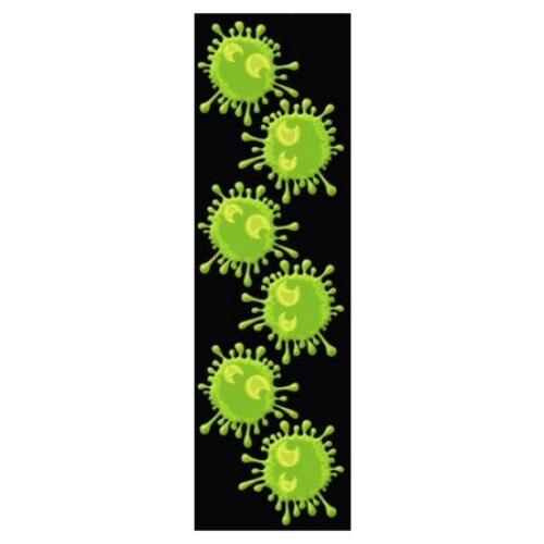 Sticker reflectorizant cu pete, 7 x 28.5 cm