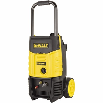 Aparat de spalat cu presiune DeWalt DXPW001, 2300 W, debit 540 l/h, presiune 130 bar, motor inductie, functie auto-amorsare, include: pistol inalta presiune + lance cu duza rotativa reglabila de presiune inalta si joasa + furtun presiune 8 m