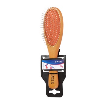 Perie de par cu maner de lemn Siebel 8456632 Perie de par cu maner de lemn Siebel 8456632