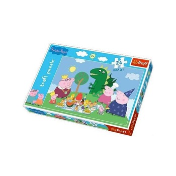 Puzzle Trefl Peppa porc Maxi 24 piese Puzzle Trefl Peppa porc Maxi 24 piese