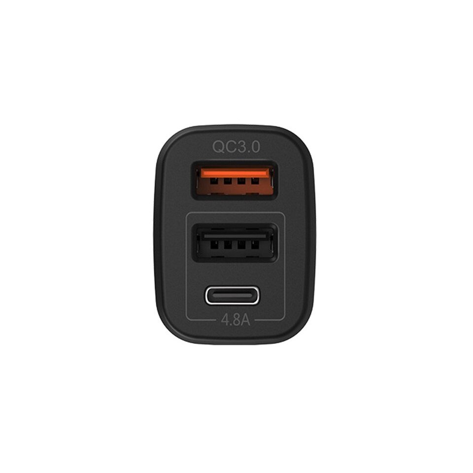 Incarcator auto, Hoco Z15 Kuso, 2 x Type C, Black