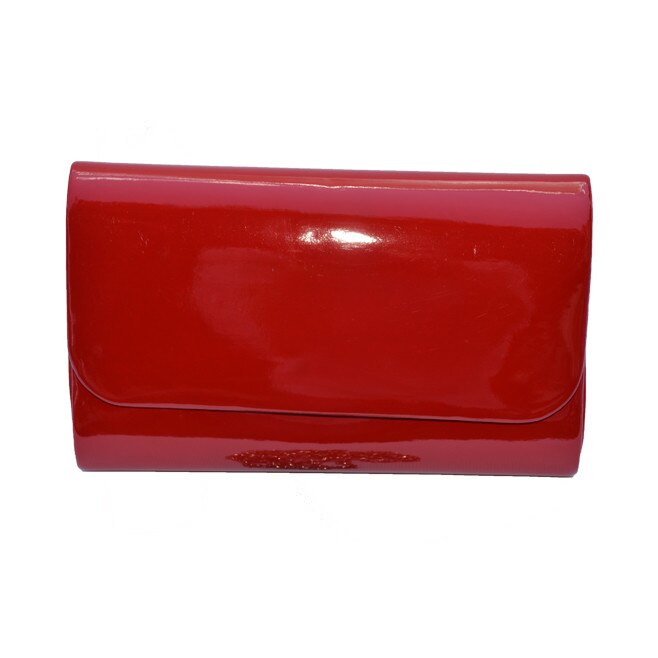 Poseta casual-elegant, model plic, D&J Exclusive, Rosu inchis