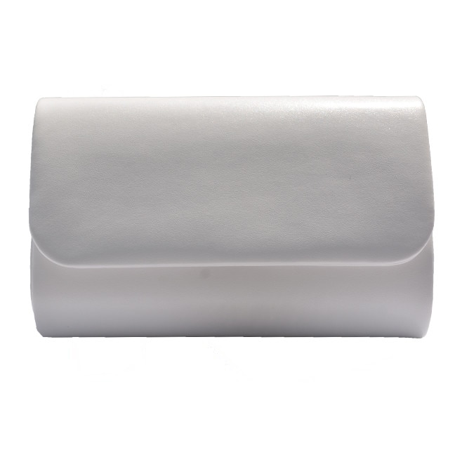 Poseta plic de ocazie cu design deosebit, D&j Exclusive, Alb