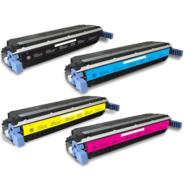 CE250X Set de 4 Cartuse toner compatibile pentru HP Color LaserJet 5500, 5500dn, 5500dtn, 5500n, 5550, 5550dn, 5550dtn, 5550hdn, 5550n, C9730A, C9731A, C9732A, C9733A, BK/C/M/Y, 49.000 pagini