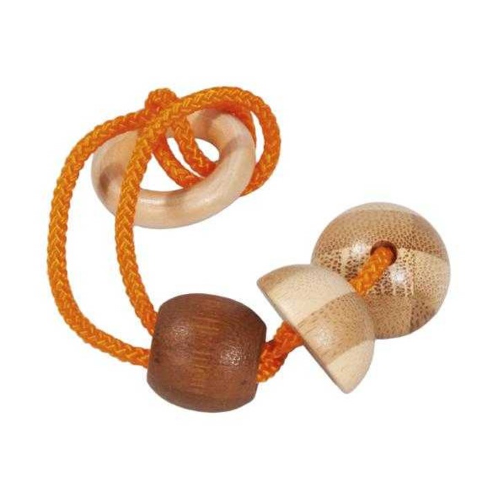 IQ логическата игра освобождава пръстена в металната кутия-3