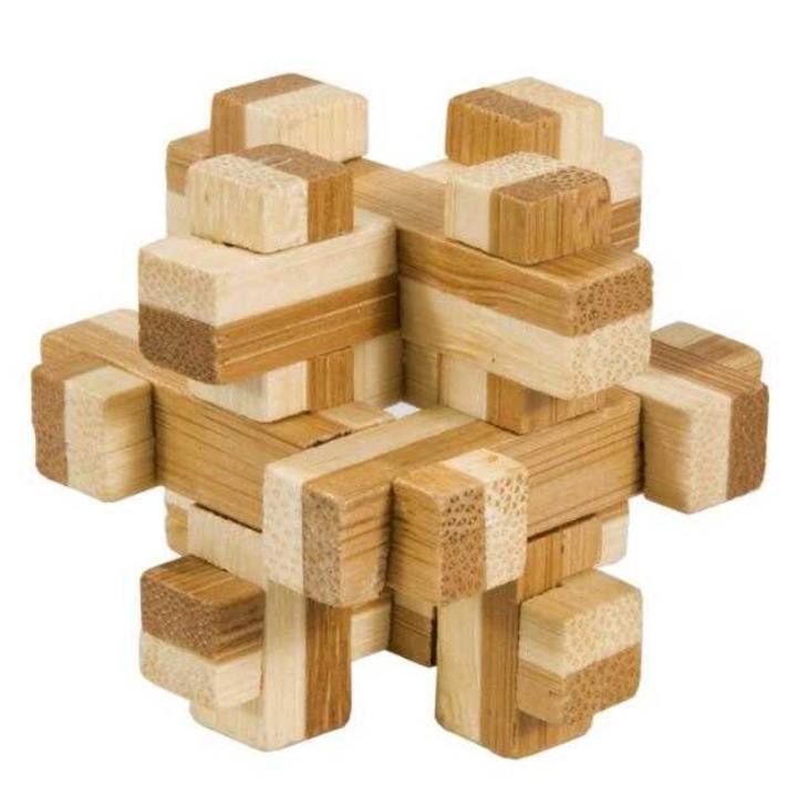 Игра Logic Iq 3d пъзел в метална кутия, Fridolin