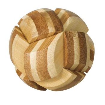 Joc logic IQ din lemn bambus Ball Joc logic IQ din lemn bambus Ball
