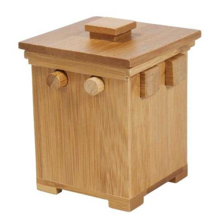 Fridolin IQ logikai játék - titkos doboz, fa