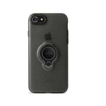 Husa de protectie cu inel magnetic Puro Magnet Ring Cover pentru iPhone 7 / iPhone 8, TPU, Negru Husa de protectie cu inel magnetic Puro Magnet Ring Cover pentru iPhone 7 / iPhone 8, TPU, Negru