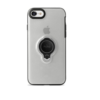 Husa de protectie cu inel magnetic Puro Magnet Ring Cover pentru iPhone 7 / iPhone 8, TPU, Transparent Husa de protectie cu inel magnetic Puro Magnet Ring Cover pentru iPhone 7 / iPhone 8, TPU, Transparent