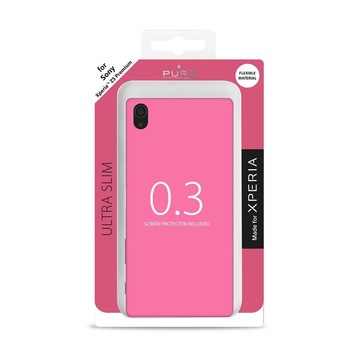 Husa de protectie Puro Ultra Slim pentru Sony Xperia Z5 Premium, Roz Husa de protectie Puro Ultra Slim pentru Sony Xperia Z5 Premium, Roz