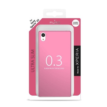 Husa de protectie Puro Ultra Slim pentru Sony Xperia Z5, Roz Husa de protectie Puro Ultra Slim pentru Sony Xperia Z5, Roz