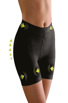 Colanti modelatori elastici Beauty Shape negru, talie normala cu efect de fermitate pentru picioare, fese si talie Colanti modelatori elastici Beauty Shape negru, talie normala cu efect de fermitate pentru picioare, fese si talie