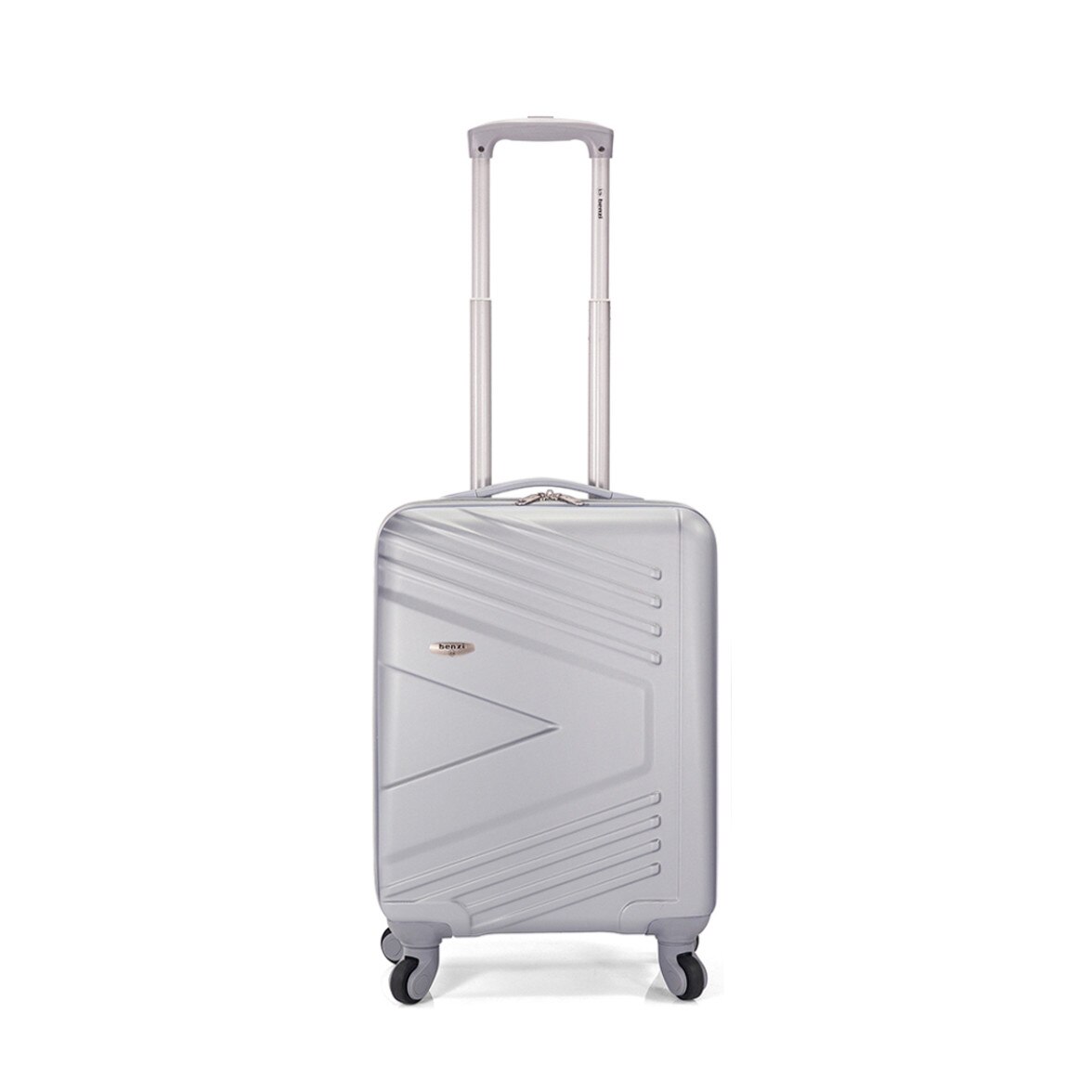 Troler Mediu, ABS, 4 Roti, BENZI, BZ 5162 - 65 cm, Gri