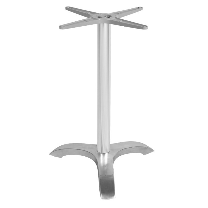 Picior,baza din aluminiu pentru masa cu blat patrat sau rotund 58x58xh72cm MN0195422